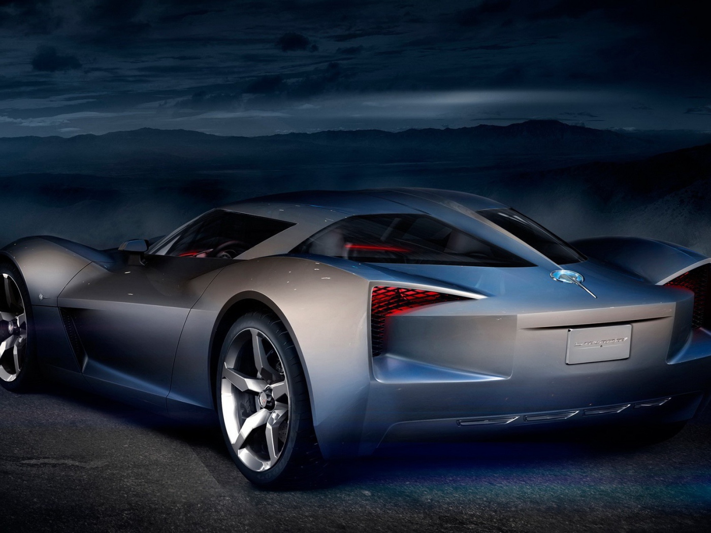 Стильный концепт кар автомобиля будущего