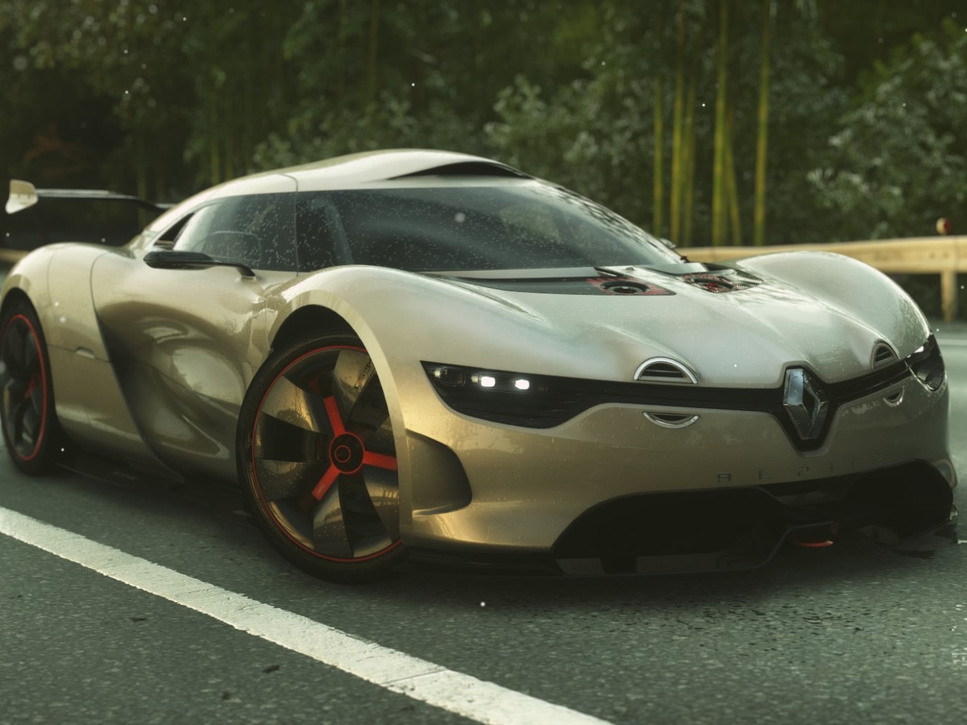 Автомобиль Renault Alpine в игре