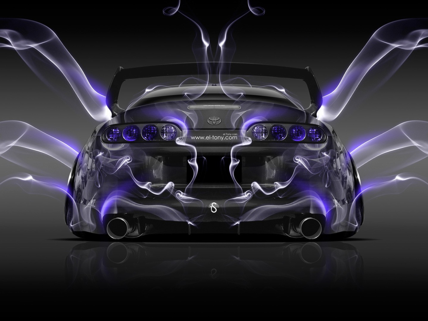 Голубая энергия Toyota Supra