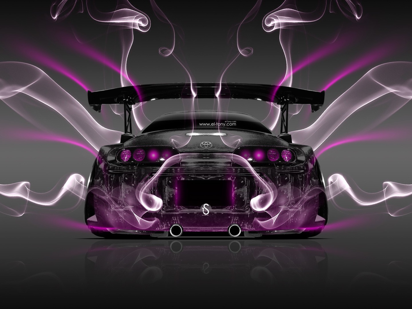 Фиолетовая энергия Toyota Supra