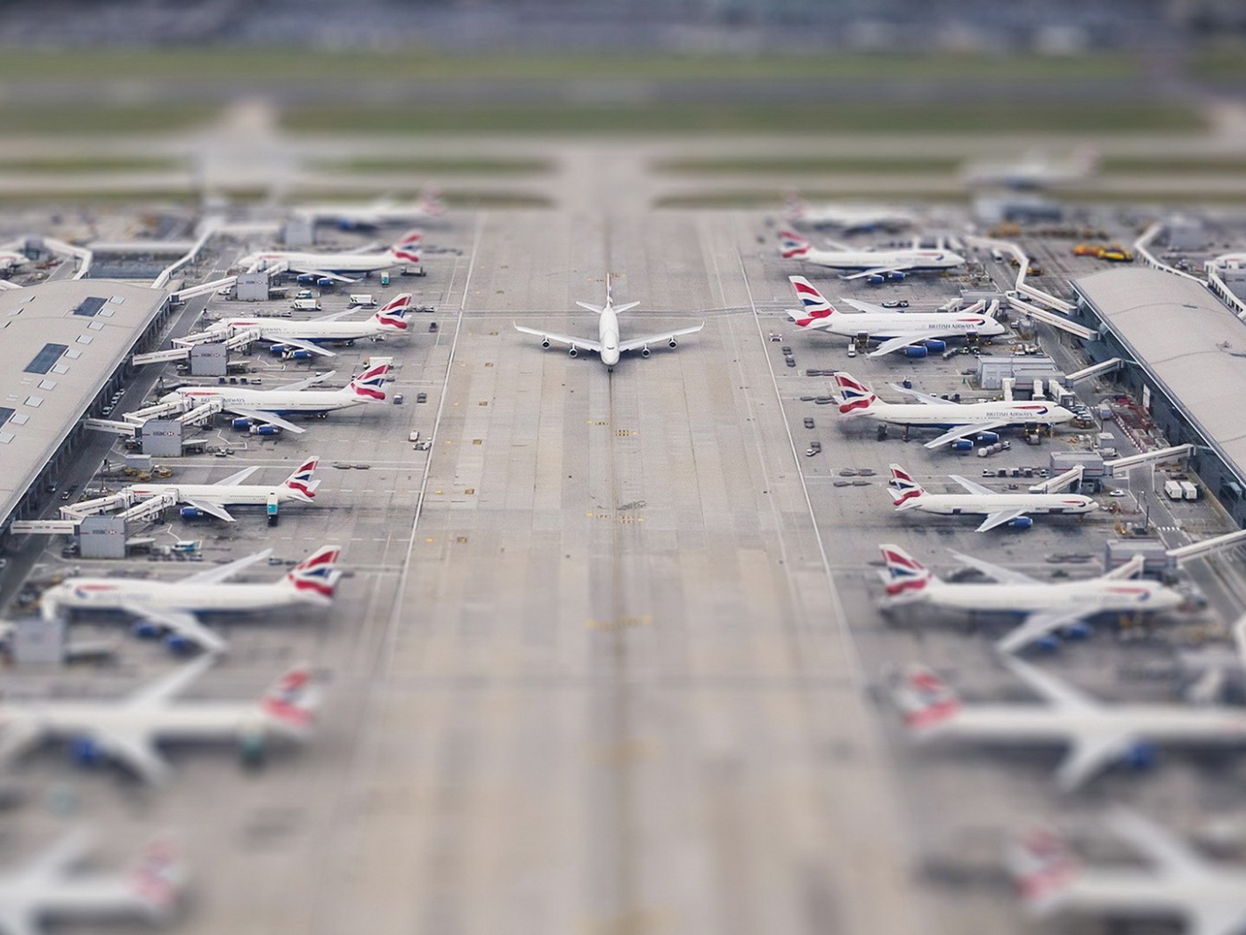 Самолет выруливает на полосу