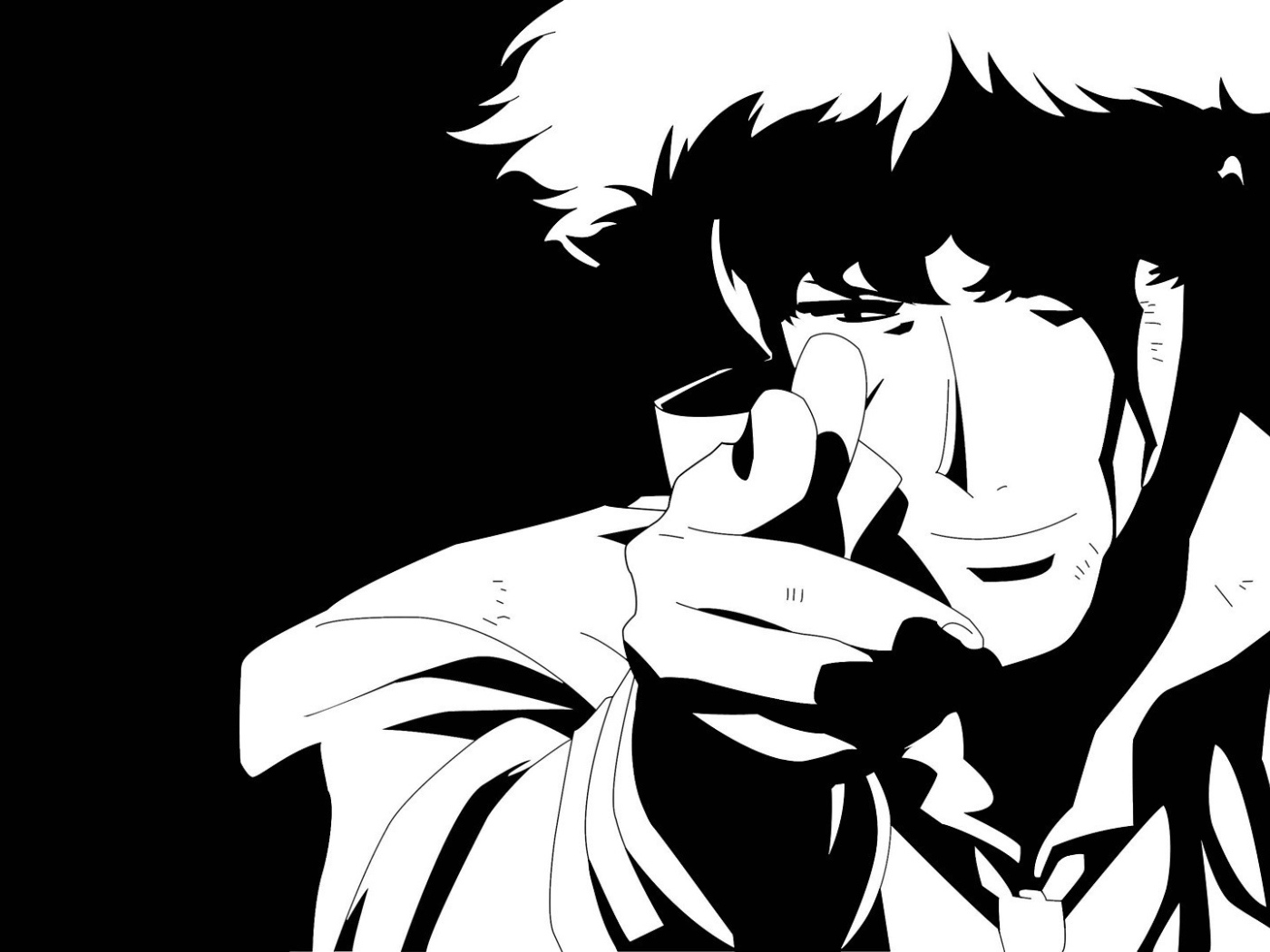 Аниме Ковбой Бибоп, черный фон