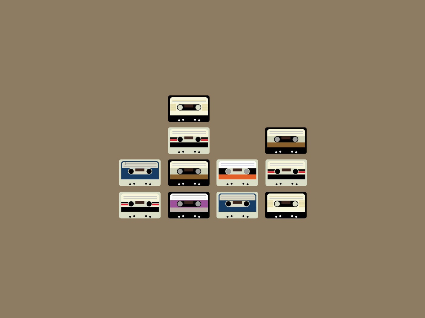 Аудио спектр из аудиокассет