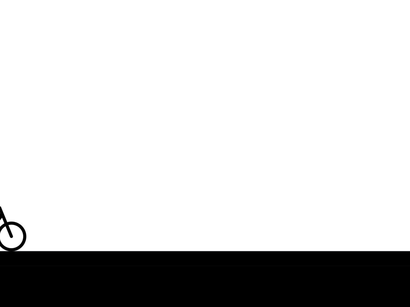 Велосипед на белом фоне