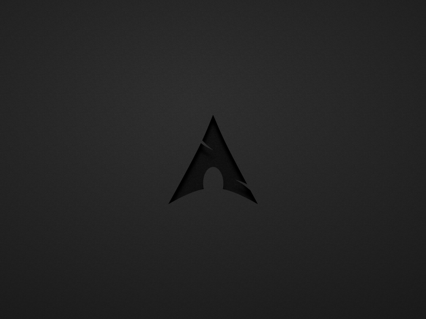 Черный символ на сером фоне