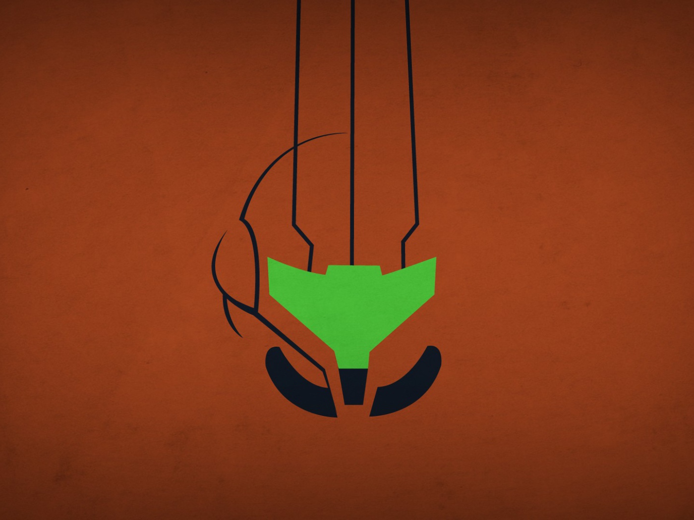 Коричневый фон, игра Metroid