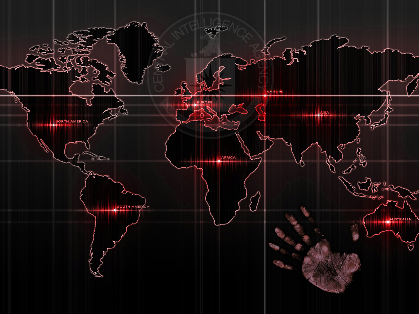 Карта мира ЦРУ