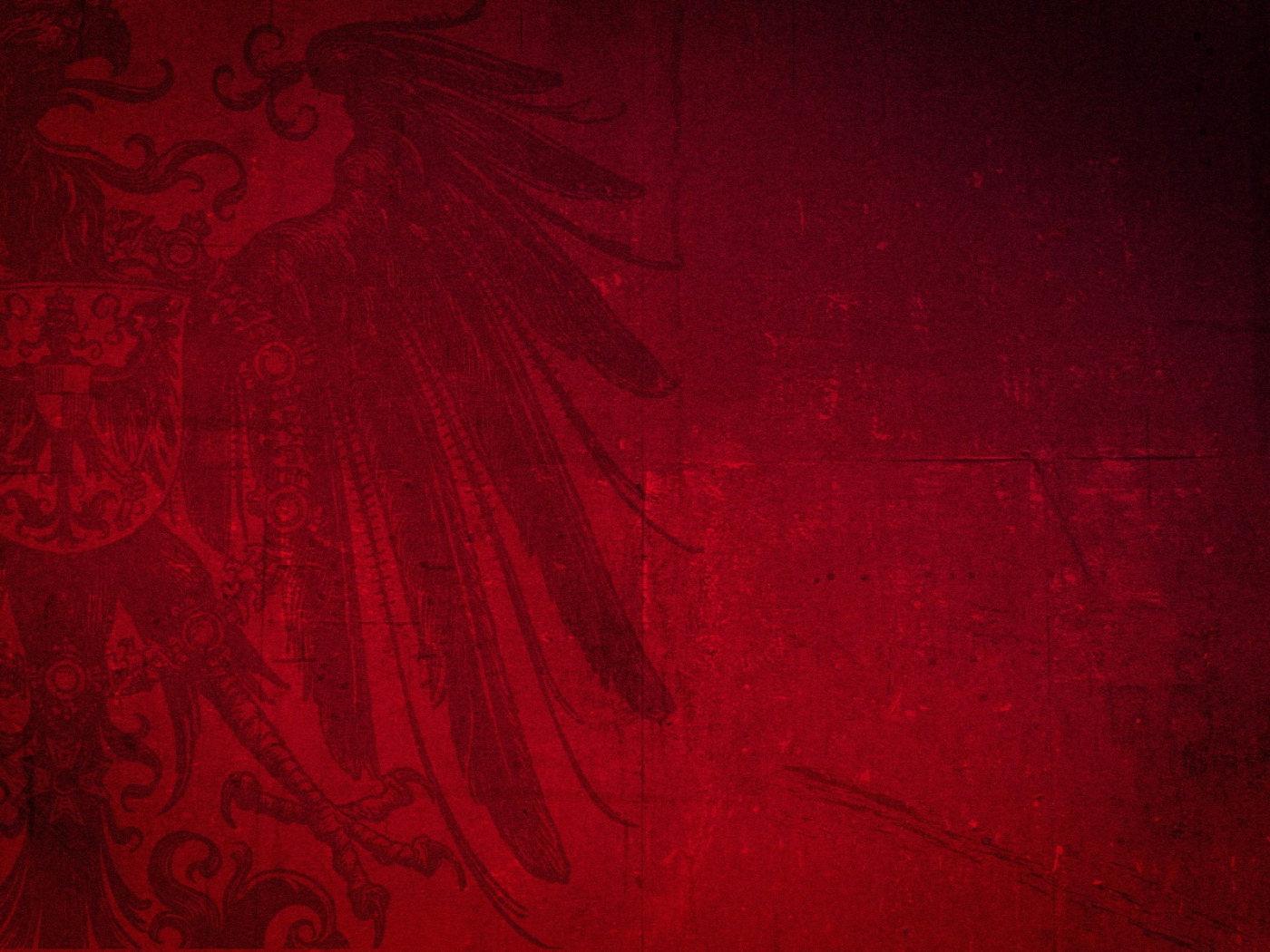 Герб орел на красном фоне