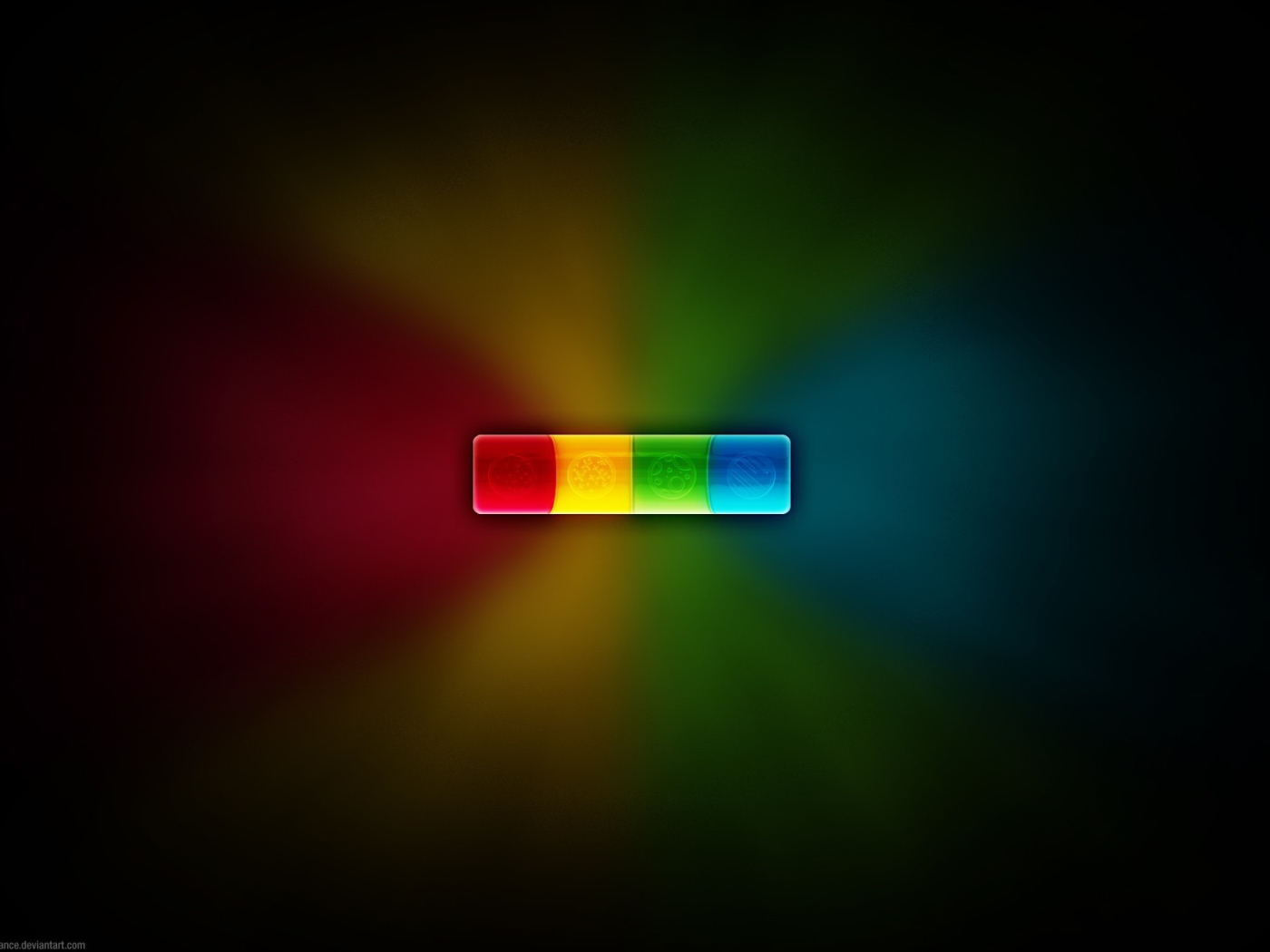 Красочное отображение четырех стихий