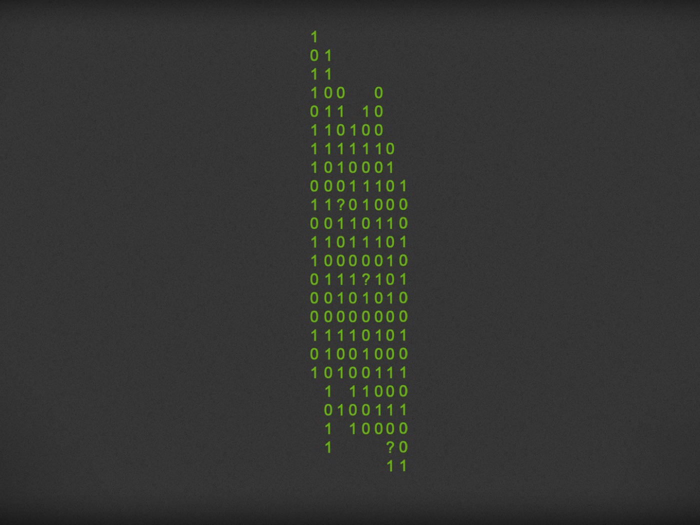 Цифровой орнамент на сером фоне