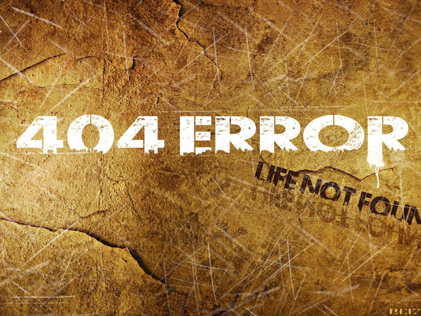 Ошибка 404, жизнь не найдена