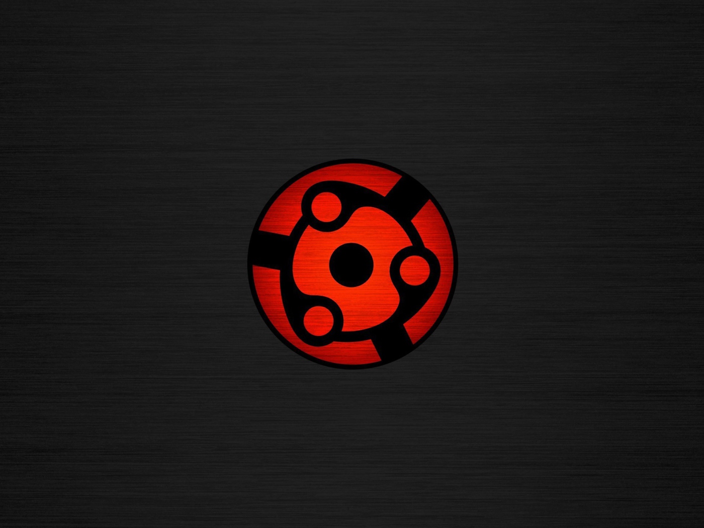 Глаз Шаринган аниме, серый фон