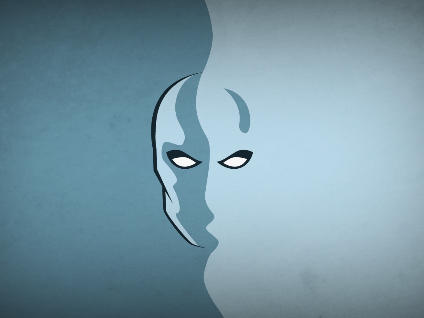 Лицо Серебряного Сёрфера, серый фон