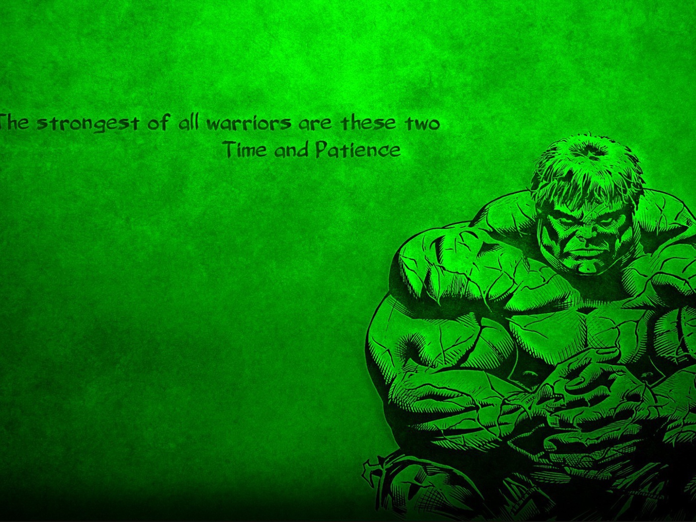 Зеленый фон, Халк