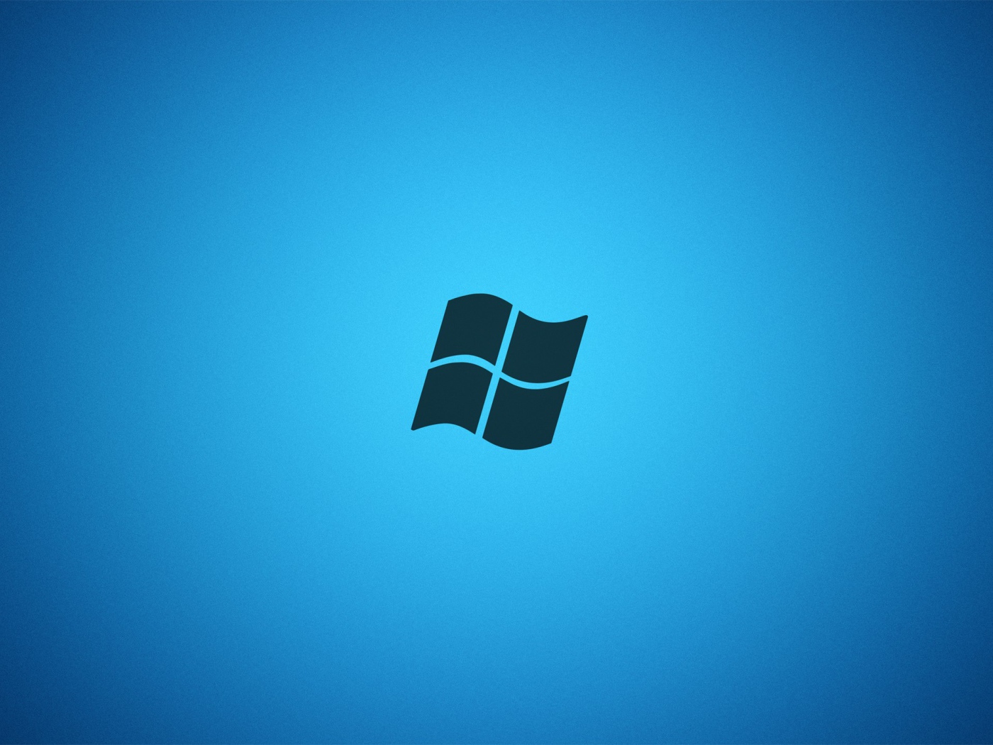 Серый логотип Майкрософт, голубой фон