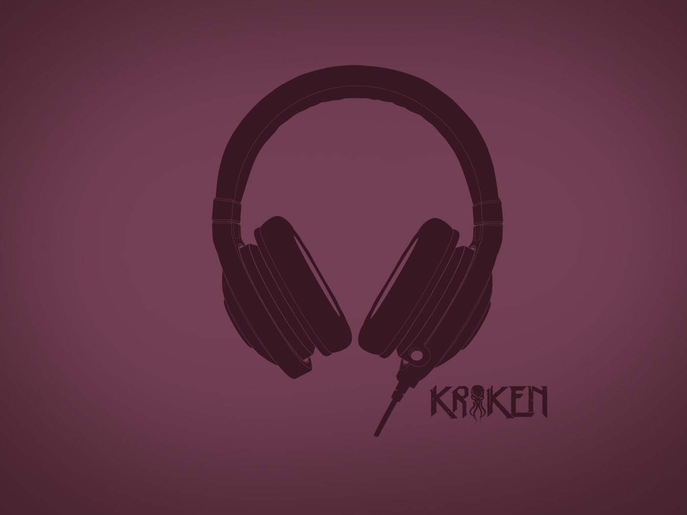 Наушники Райзер, розовый фон