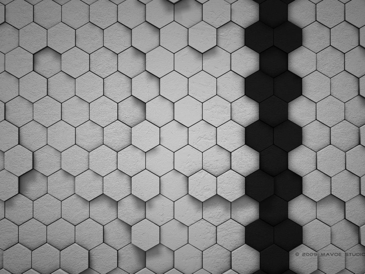 Пчелиные соты, серый фон