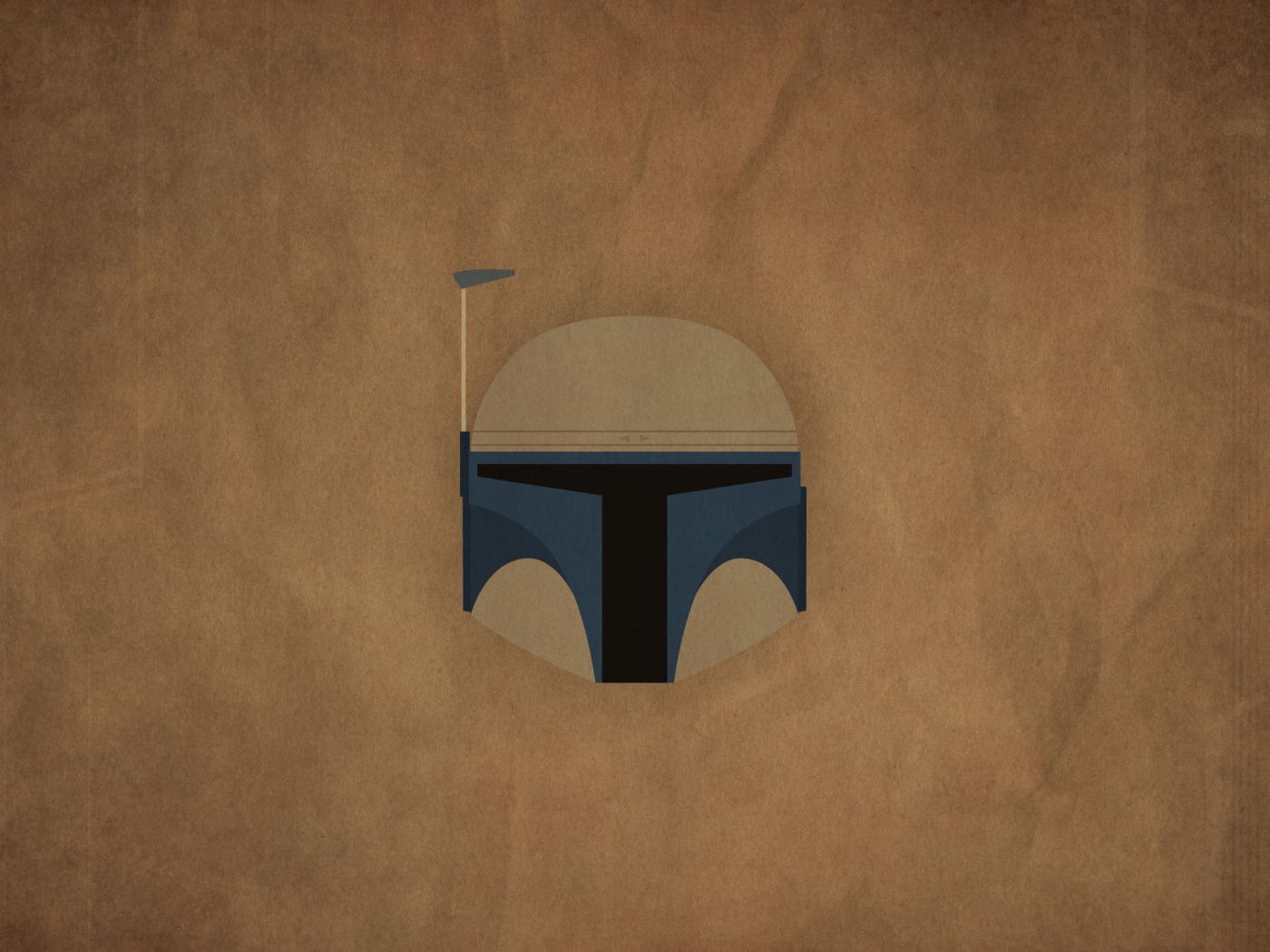 Джанго Фет Звездные войны, коричневый фон