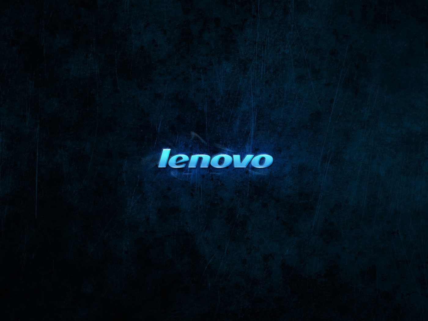 Логотип Леново на сине черном фоне
