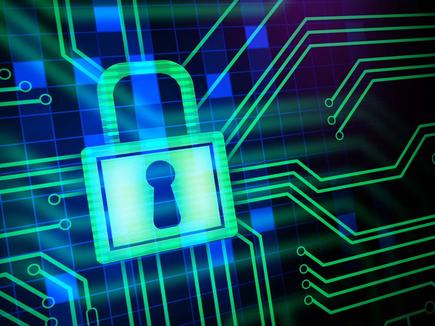 Замок на микросхеме