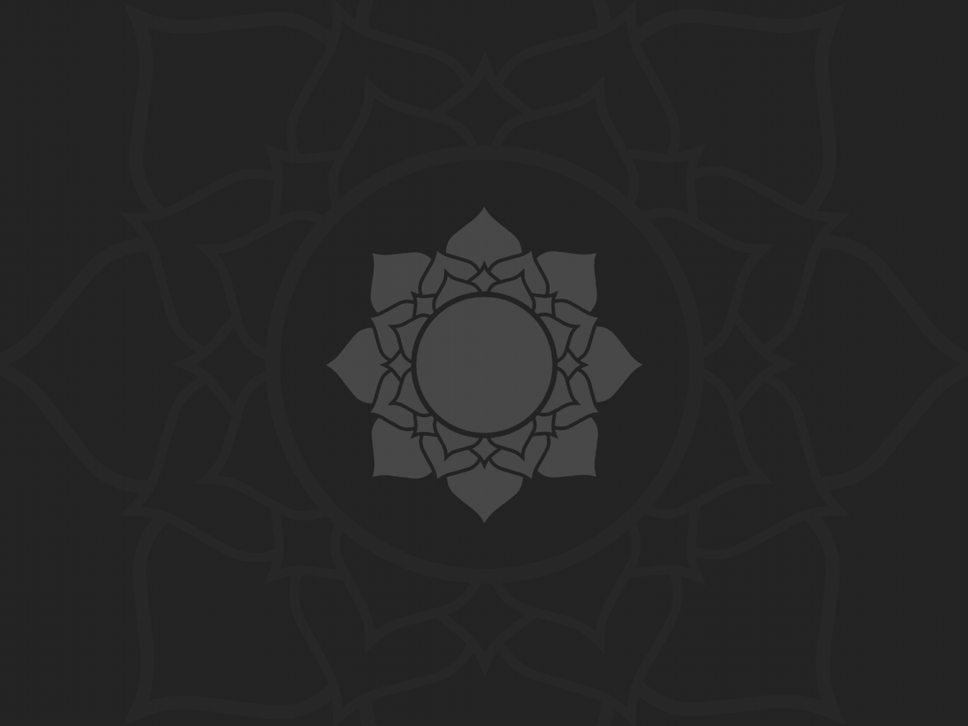 Цветок лотоса, темно серый фон