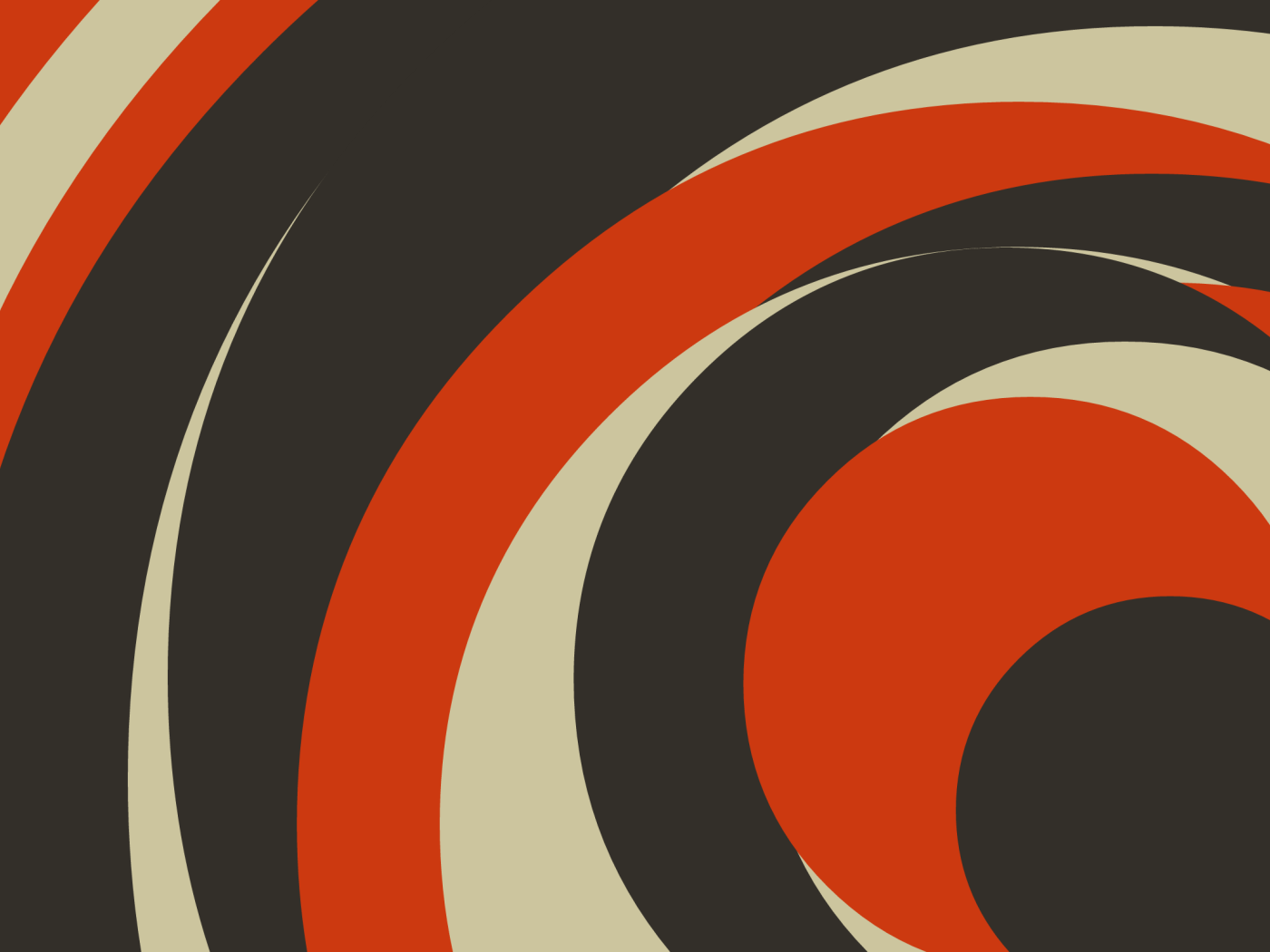 Смешение серых и оранжевых кругов