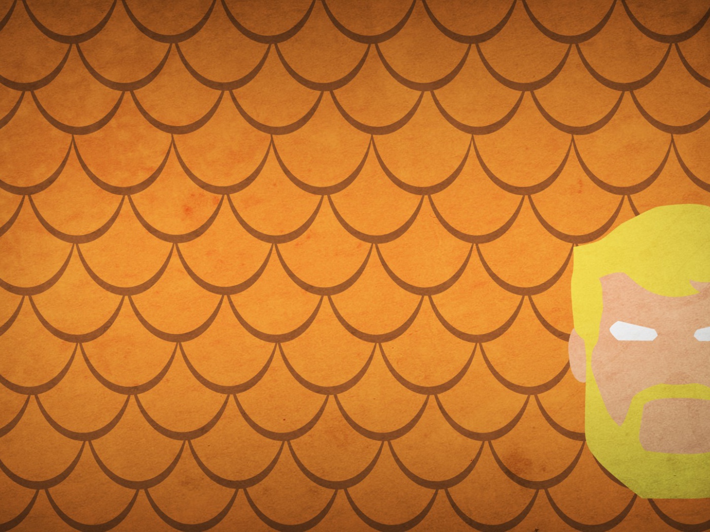 Оранжевый фон, Аквамен комикс Марвел