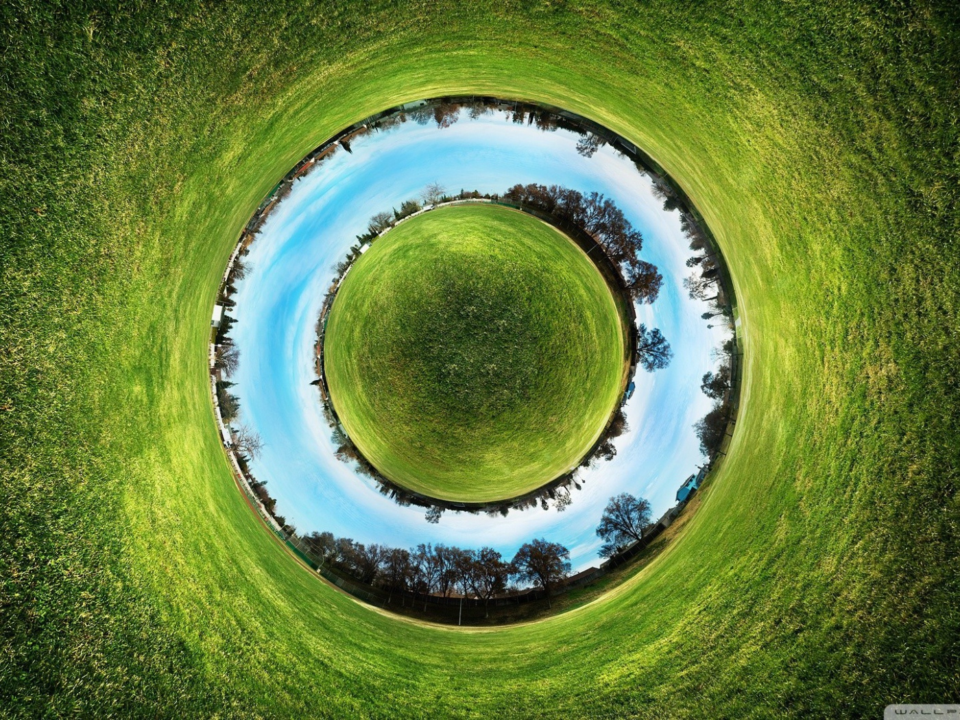 Панорамная сфера, фон