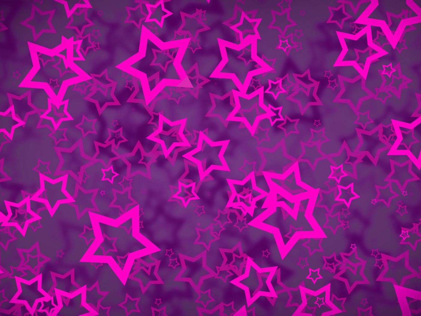 Розовые звезды на фиолетовом фоне