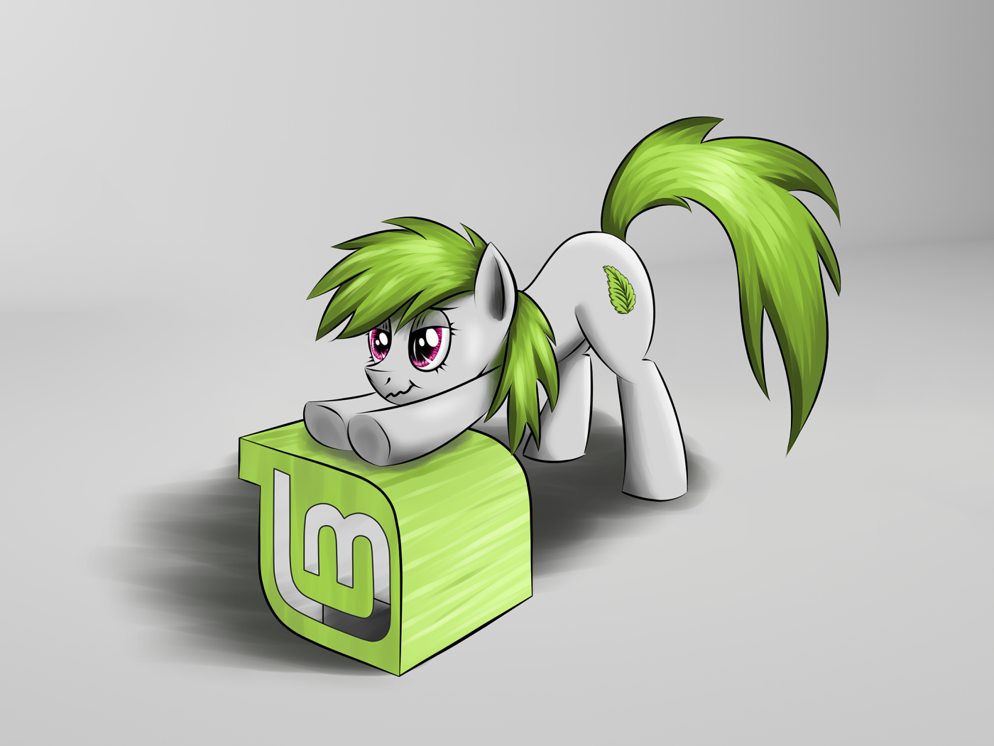 Пони на логотипе Linux Mint