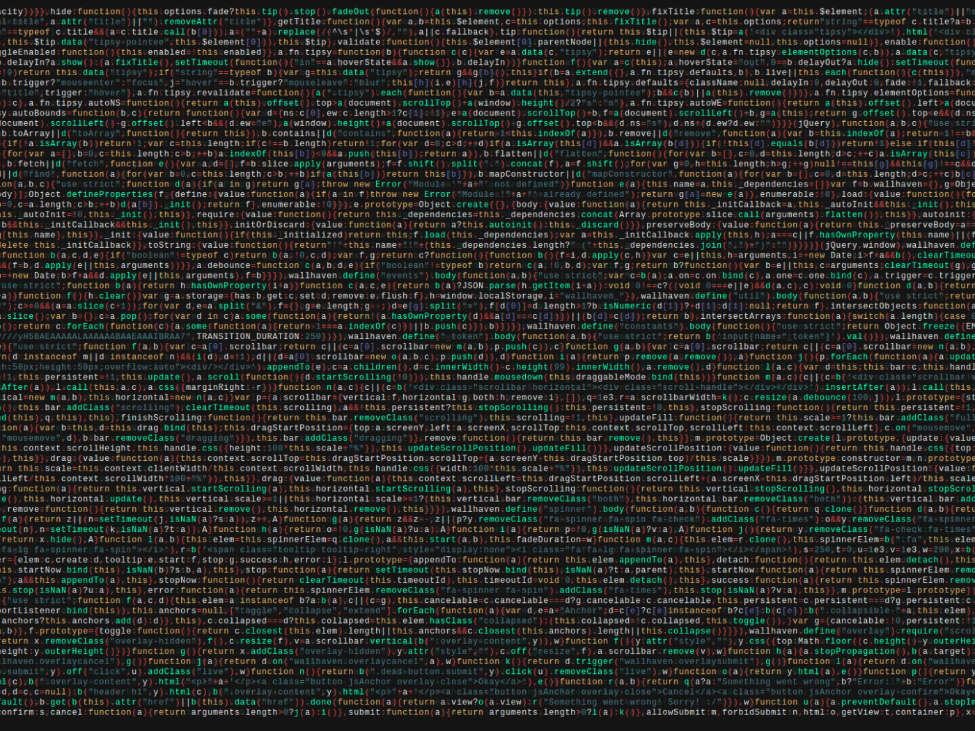 Код программы, фон