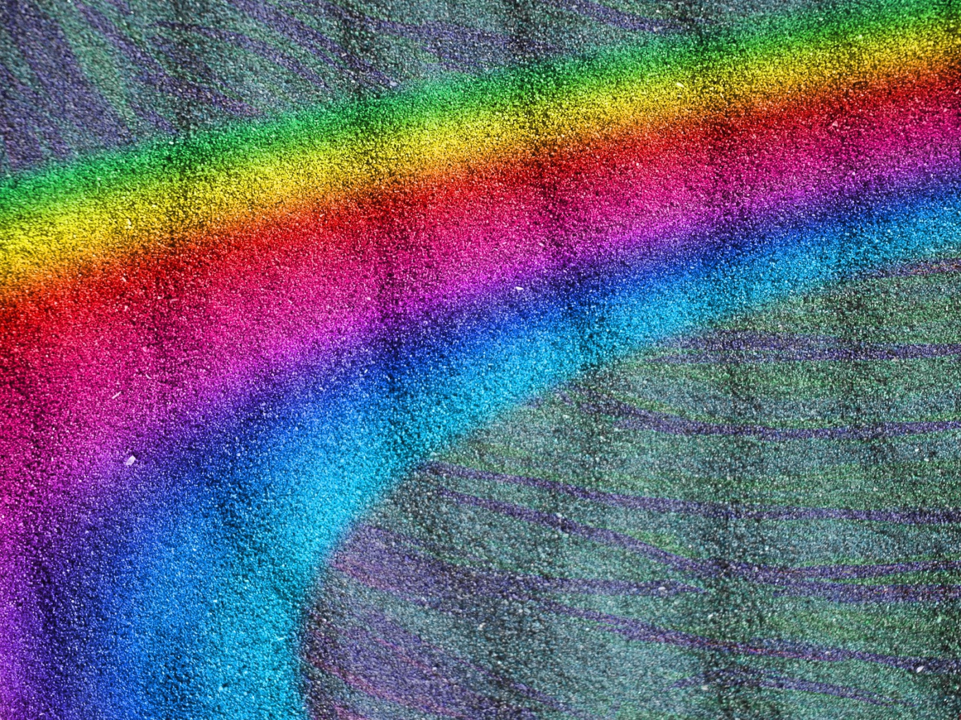 Радуга на песке