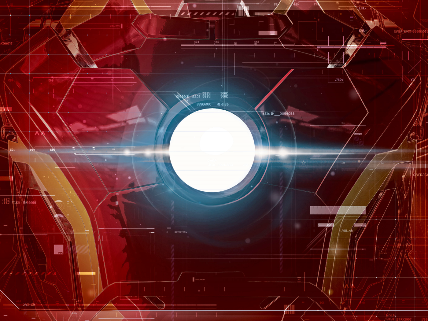 Красный фон, железный человек Мстители