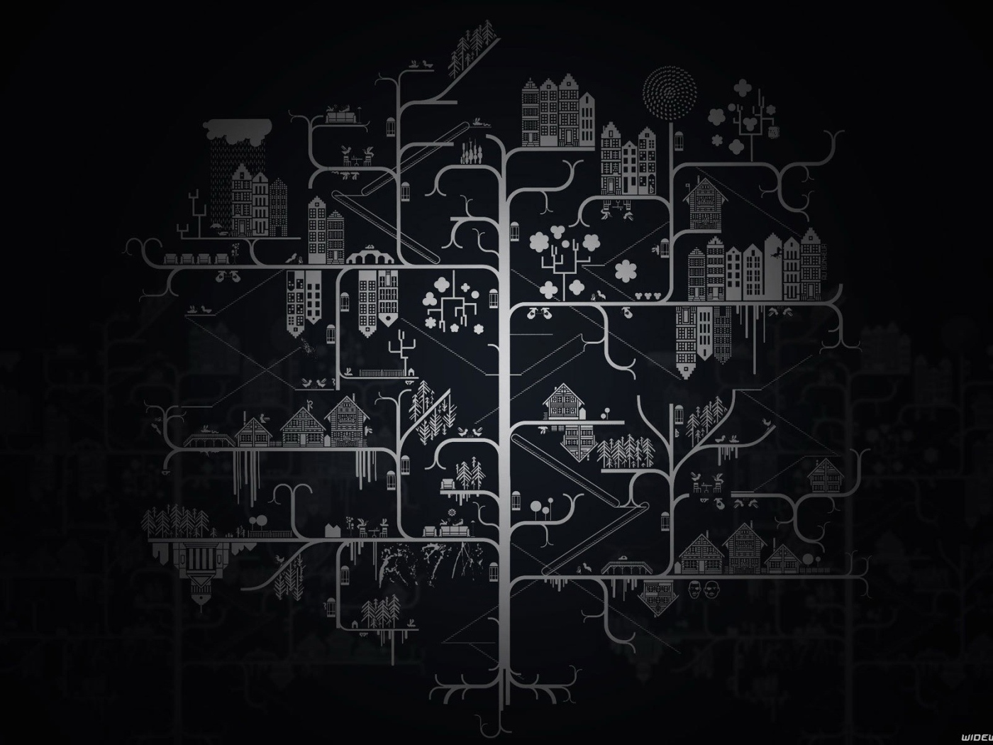 Электрическая схема города