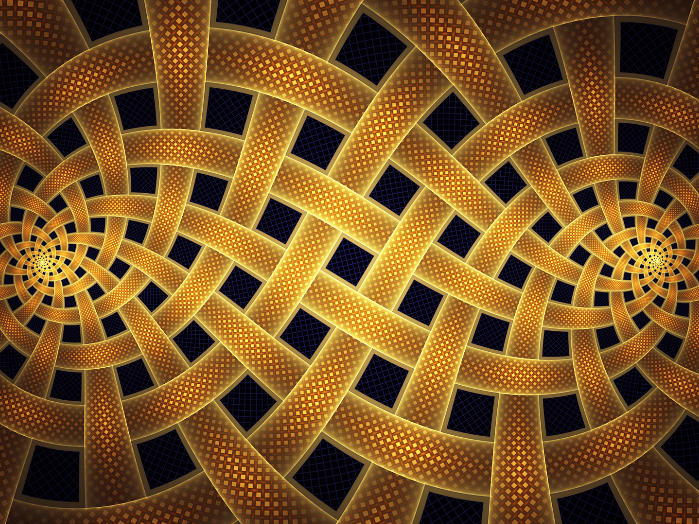 Спирали и фракталы, фон