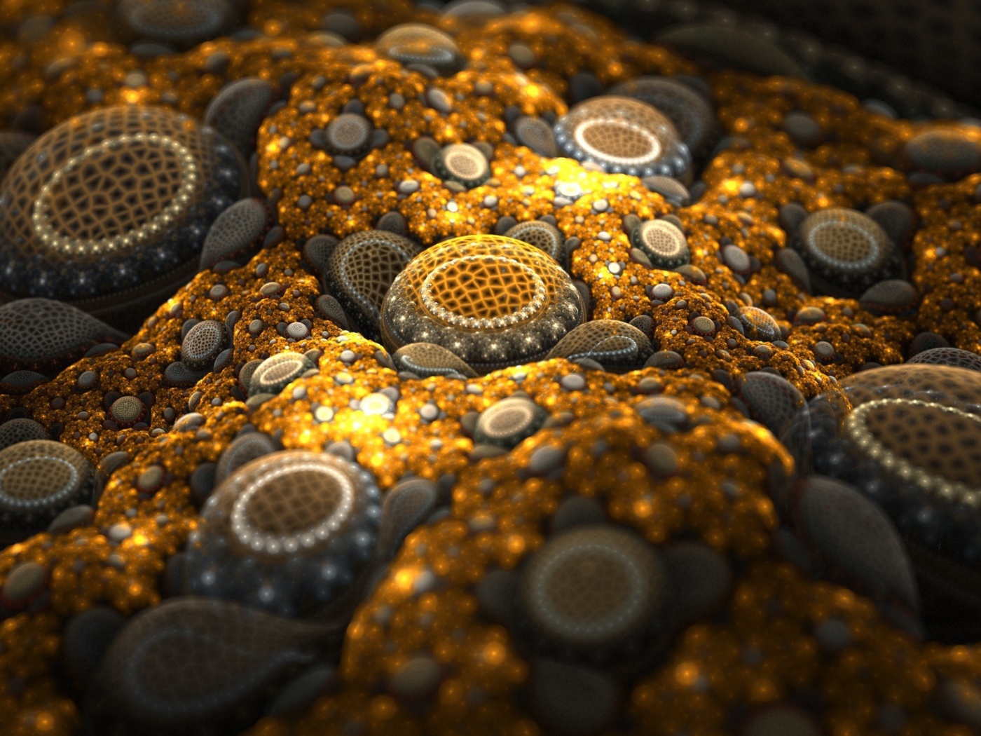 Вещество под микроскопом