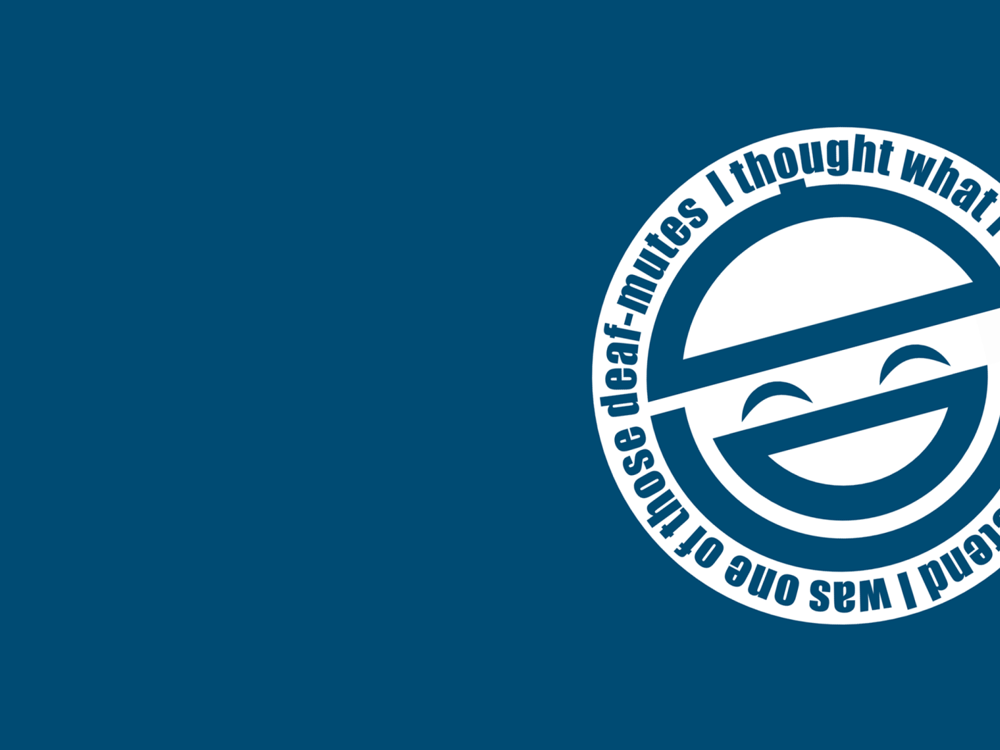 Символ аниме сериала Призрак в доспехах, голубой фон