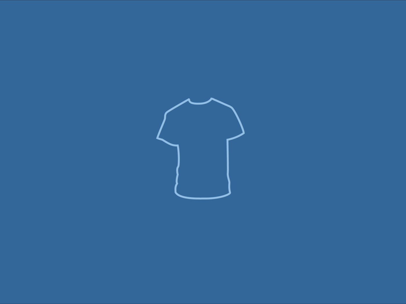 Футболка, голубой фон