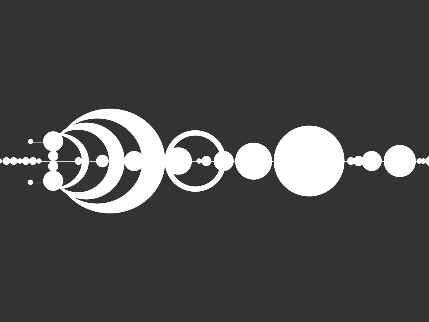 Геометрический орнамент, серый фон