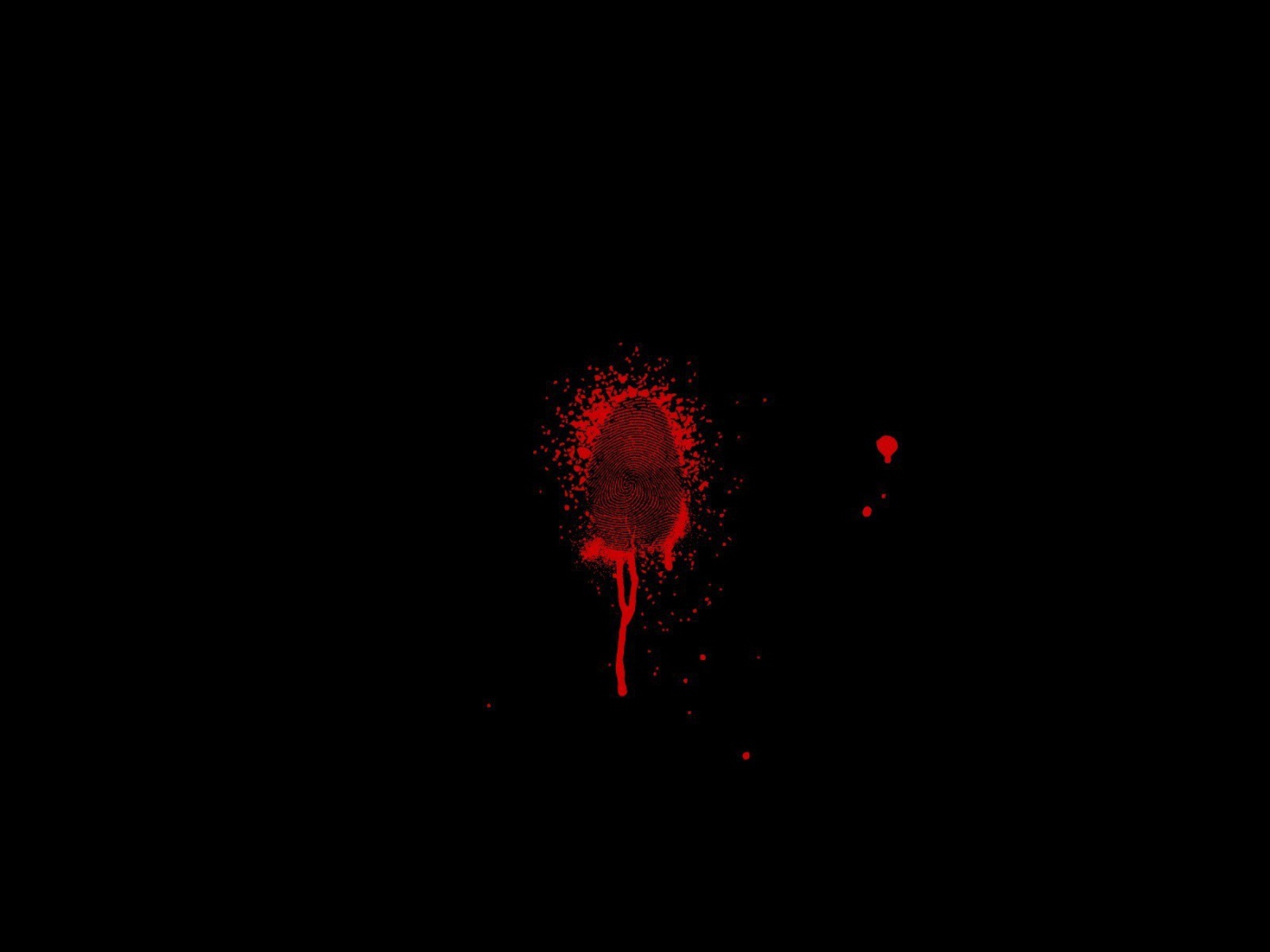 Отпечаток в капле крови