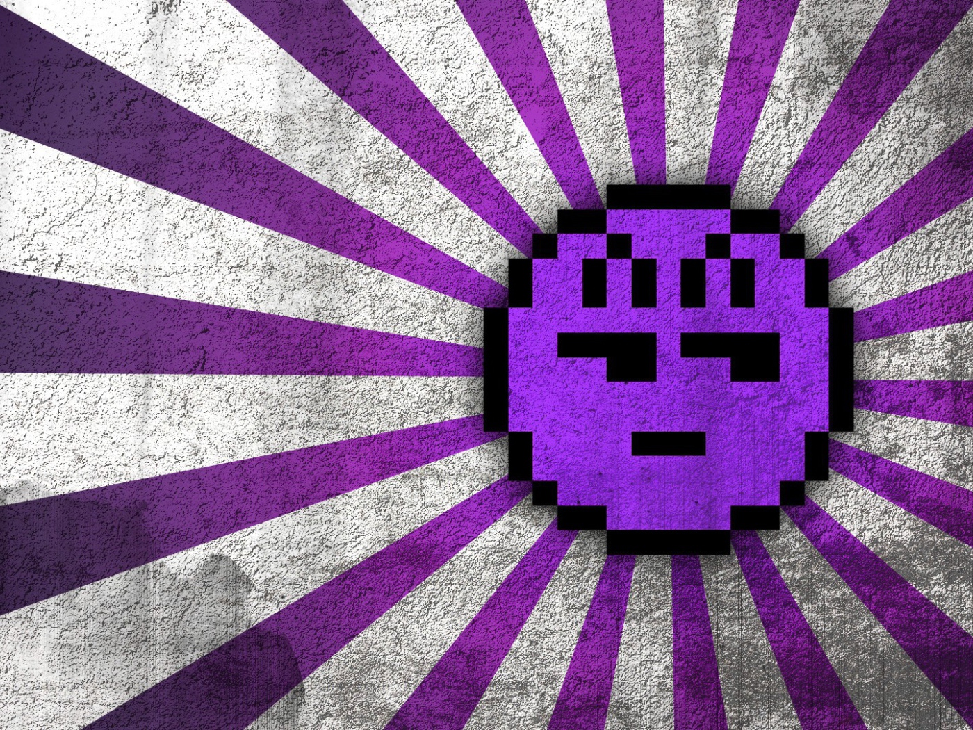 Фиолетовое солнце, фон