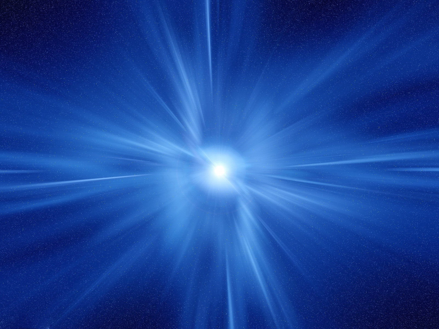 Синий фон с лучами