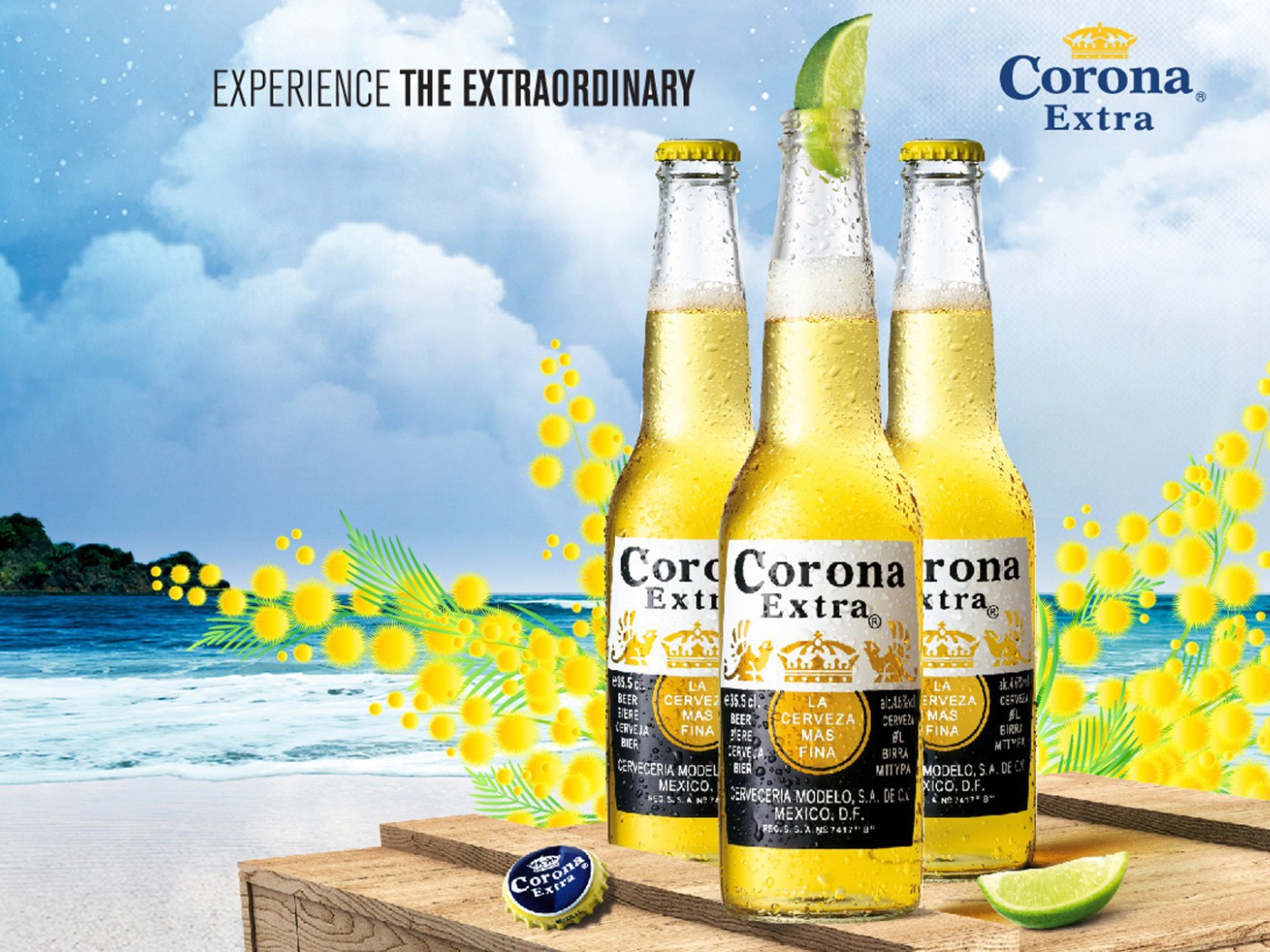 Реклама пива Corona