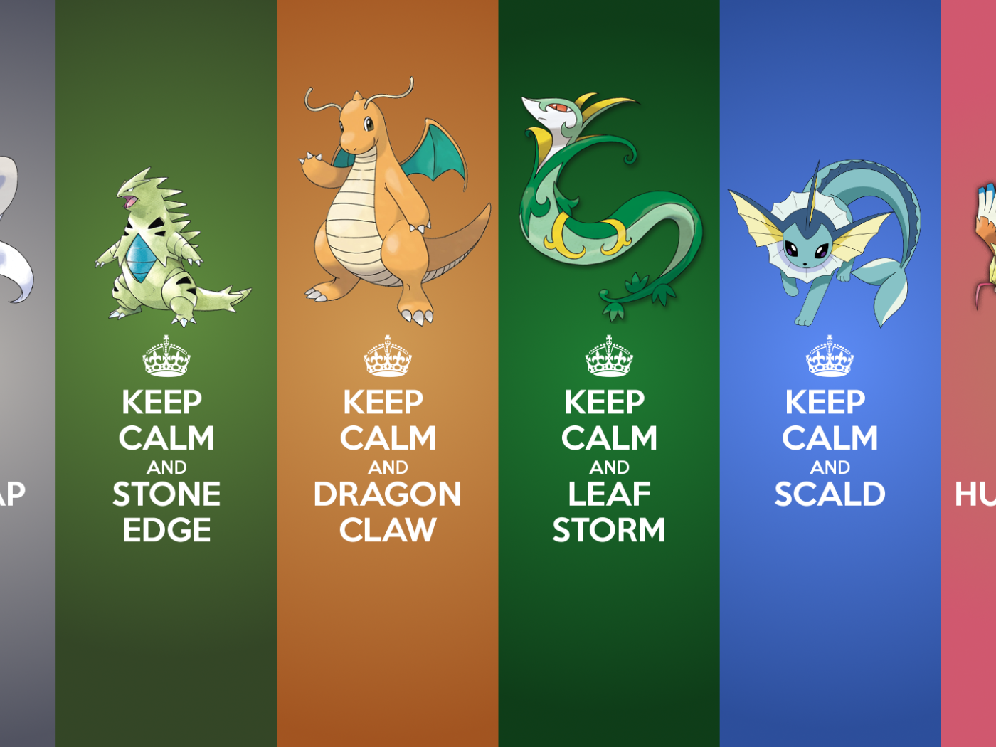 Сохраняйте спокойствие и используйте покемонов