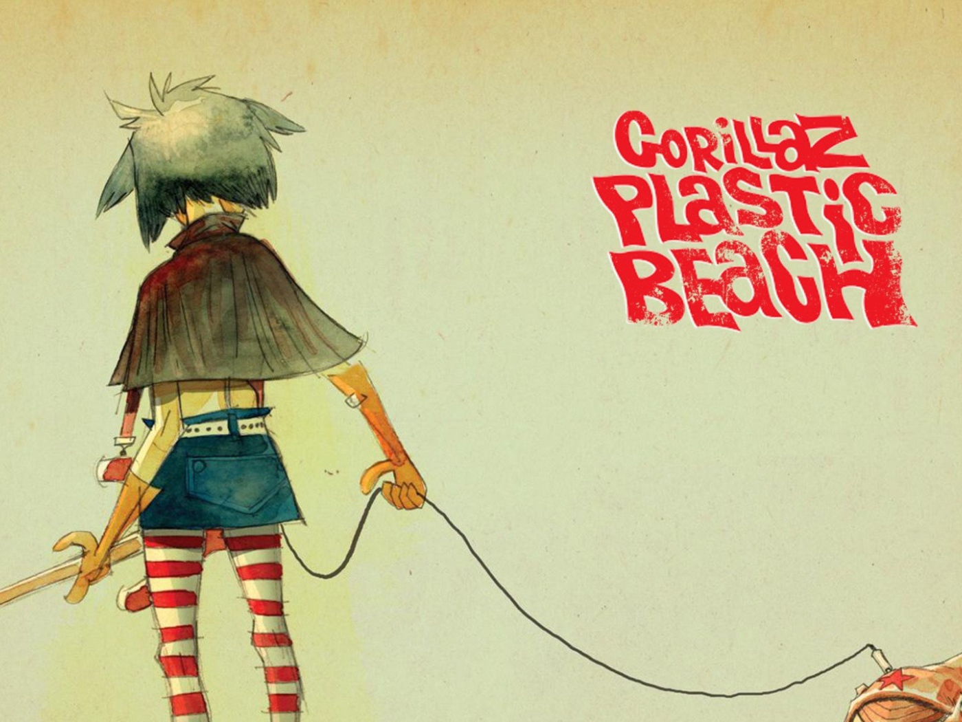 Постер арт проекта Gorillaz