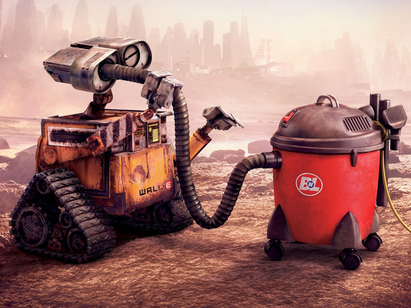 WALL·E и пылесос