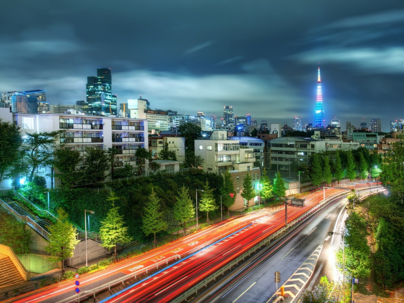 Вечерний пригород Токио