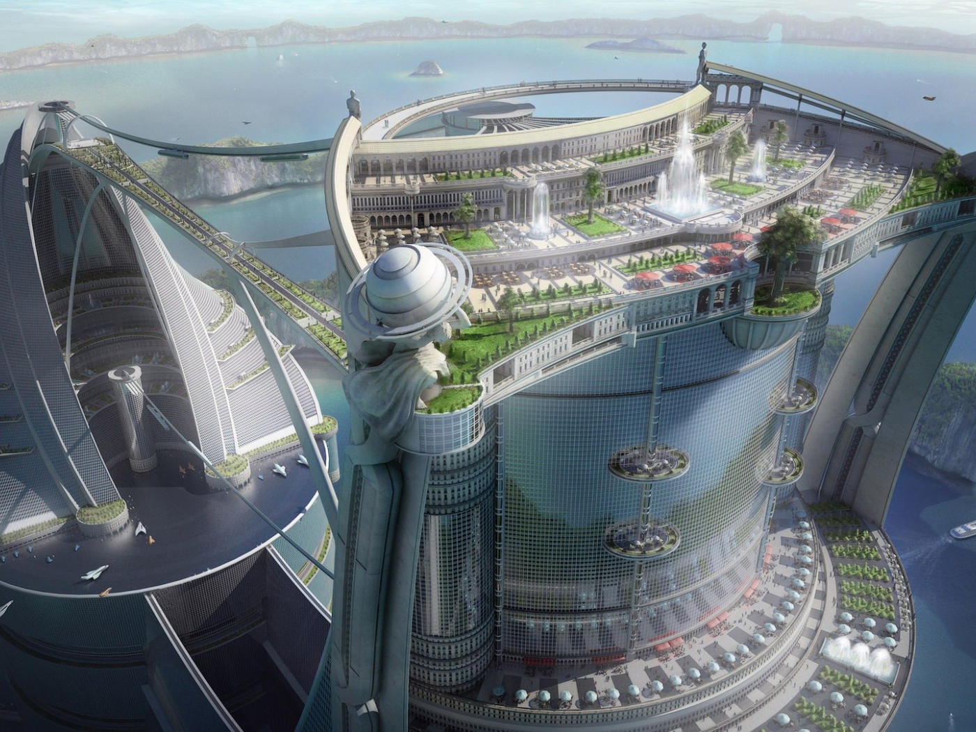 Фантастический эко город