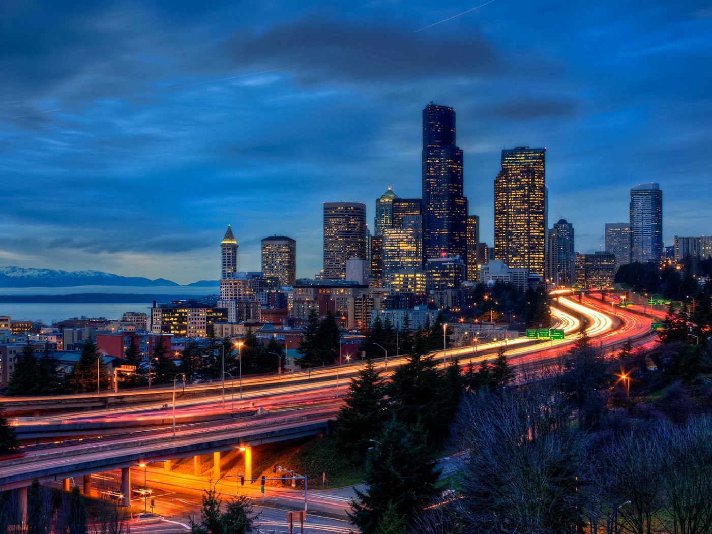 Автострада в Сиэтле, США