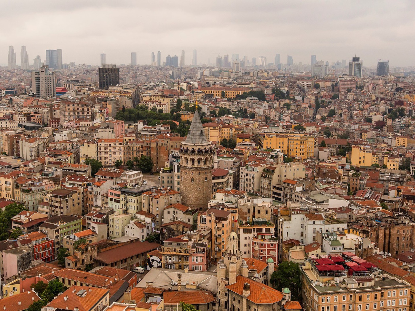 Галатская башня в Стамбуле, Турция